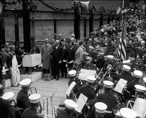 1925년 워싱턴 D.C. 유대인 커뮤니티 센터의 주춧돌 기공식