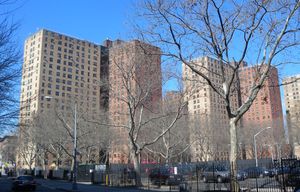 센트럴 할렘의 대규모 저소득층 뉴욕시 주택국(NYCHA) 주택 프로젝트인 드류 해밀턴 하우스