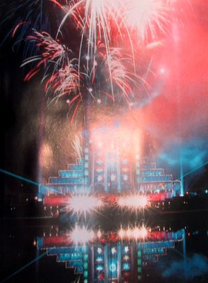 1993년 브뤼셀 Heysel Stadium에서 열린 Michel Jarre 콘서트