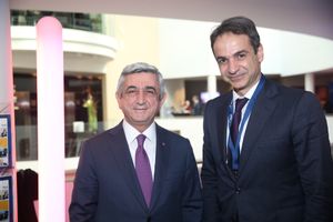 2016년 미초타키스와 아르메니아 대통령 세르지 사르키샨