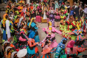 축제에 참여한 칼라쉬인들