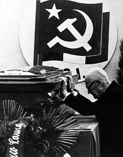 산드로 페르티니, 당시 이탈리아 대통령, 1984년 베를링구에르의 장례식