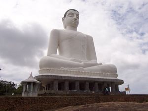 88m 크기의 아투갈라(코끼리 바위)에 있는 부처 조각상