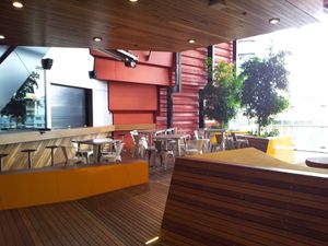 멜버른 시티 캠퍼스에 있는 빌딩 80 (스완스톤 학술 빌딩)의 카페