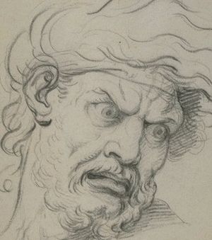  샤를 르브룅의 〈라 콜레르〉 (1668년)