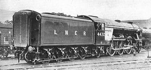 복도식 텐더를 장착한 LNER A1형 4472호 플라잉 스코츠맨