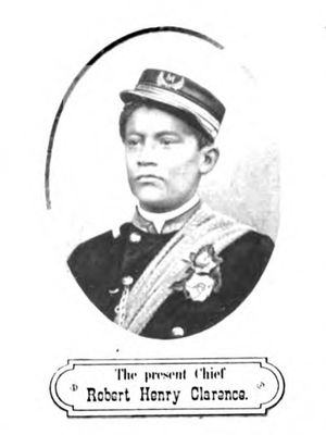 모스키토 보호 구역의 세습 추장 로버트 헨리 클래런스