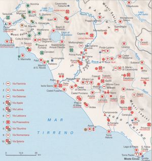 라티움의 고고학 유적지