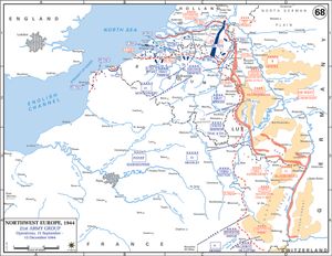 마켓 가든 작전 이후 저지대 국가의 전선