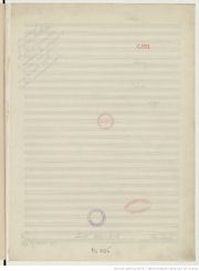 『전주곡집 제2권』 자필 악보 표지 (1911~1912)