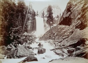 칼턴 왓킨스의 버널 폭포, 요세미티 (1873–83년경)