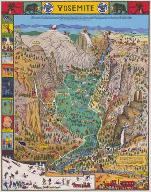 1931년 조 모라의 그림 지도