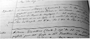 알캉의 1819년 솔페지오 오디션에 대한 보고서. (프랑스 국립 문서 보관소, 파리)