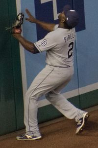 2018년 샌디에이고 파드리스 시절의 피렐라