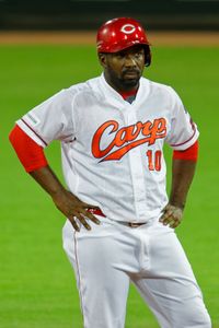 히로시마 도요 카프 시절의 호세 피렐라 (2020년 10월 16일, MAZDA Zoom-Zoom 스타디움 히로시마)