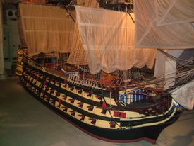 해밀턴 부인을 위해 제작된 HMS Victory