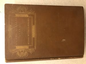 Hugo Muensterberg의 "증언대에서" 초판 표지