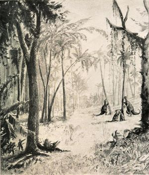 아서 코난 도일의 잃어버린 세계에 등장하는 이구아노돈