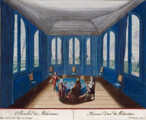 라위스베이크 조약(1697)의 조정자 회의실