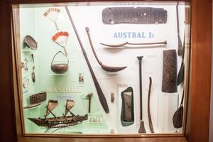 오스트랄 제도 유물 전시