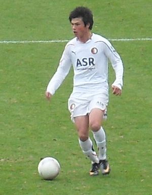 2011년 페예노르트에서 활약하는 미야이치