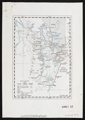 투르카나호 지도