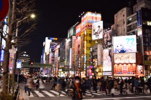 게임의 배경인 도쿄 아키하바라.
