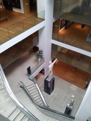 2009년 박물관의 개조된 중앙 아트리움