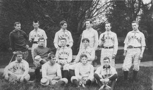 갤러뎃 대학교 야구팀, 1886년