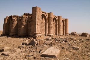 우루크의 가레우스 신전의 폐허, 기원후 100년 경