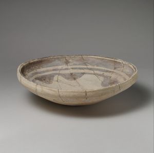 그릇; 기원전 6-5천년기 중반; 도자기; 텔 아부 샤흐레인; 메트로폴리탄 미술관