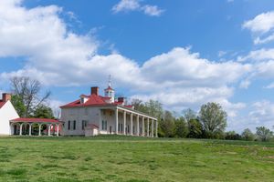 조지 워싱턴 저택의 동쪽 정면