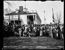 1923년 마운트 버넌에서 미국 독립 혁명 여성회(Daughters of the American Revolution) 회원들