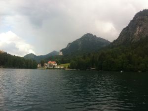 노이슈반슈타인성 근처의 호수