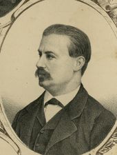 1869년경 안토니오 카노바스 델 카스티요의 초상화