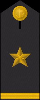 Schulterklappe Dienstanzug Marineuniformträger (Truppendienst oder militärfachlicher Dienst)