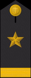 Schulterklappe Dienstanzug Marineuniformträger (Truppendienst oder militärfachlicher Dienst)