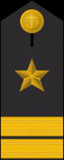 Schulterklappe Dienstanzug Marineuniformträger (Truppendienst oder militärfachlicher Dienst)