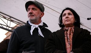 2009년 야당 지도자 고가 카인다바와 주라비슈빌리