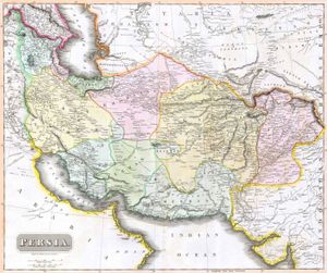페르시아 (Persia) 1814년 대(大)게임 시작 시점
