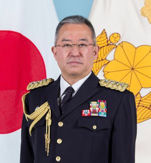 육상막료장 요시다 요시히데 장군의 공식 초상화