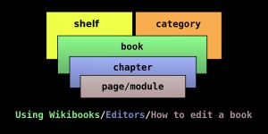 영어 위키책의 구조