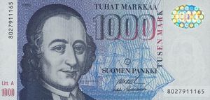 1,000&nbsp;mk 앞면