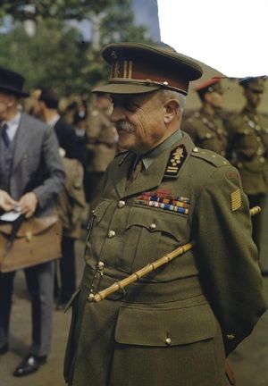 1943년 런던에서 찍은 빅터 판 스트라이돈크 드 부르켈