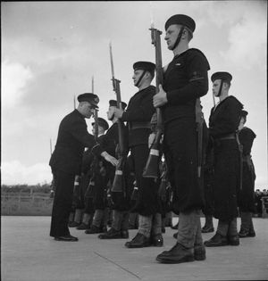 1945년 영국 스케그네스에서 훈련 중인 벨기에 해군