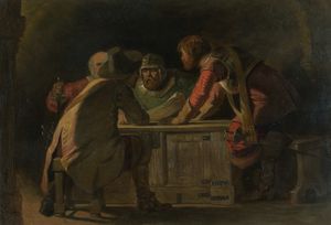 존 테니얼, A Conspiracy, 패널에 유채, 1850년 8월 (영국 개인 소장)