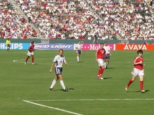 2003 FIFA 여자 월드컵 [[캐나다 여자 축구 국가대표팀|캐나다]]와의 3위 결정전 중 햄