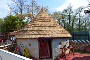 신드 타르파르카에 있는 오두막