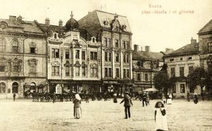 1910년경 비아와 시장 광장