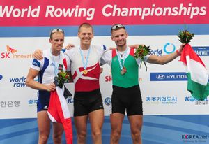 남자 경량급 싱글 스컬 메달리스트